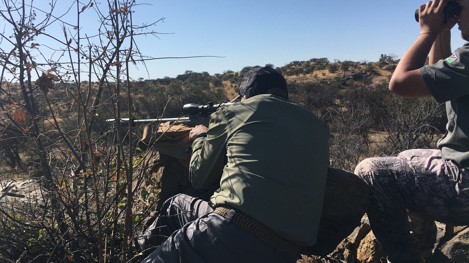 Men on the 2025 Namibian retreat